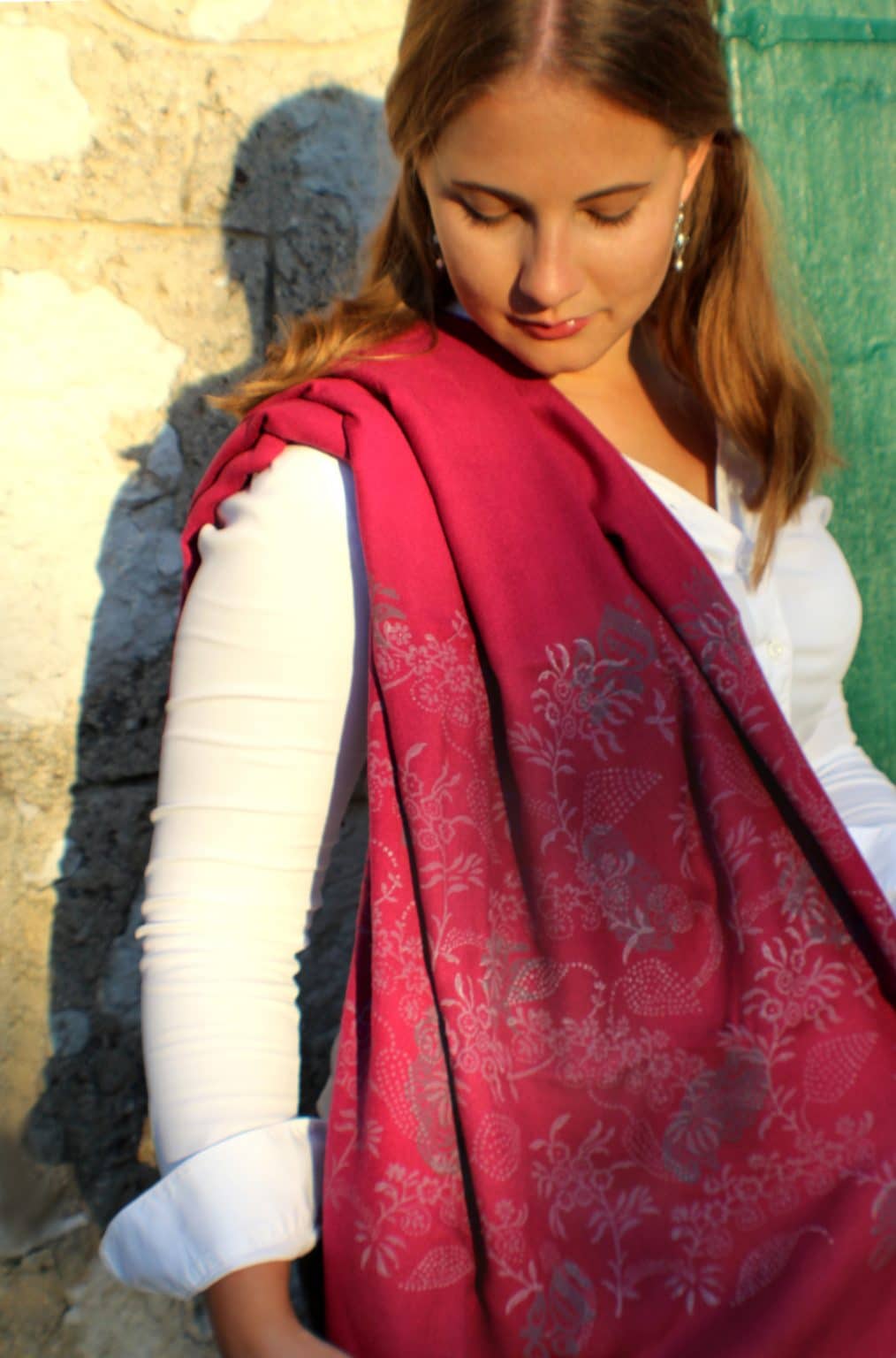Stola Rosalie Beere – Bild 3