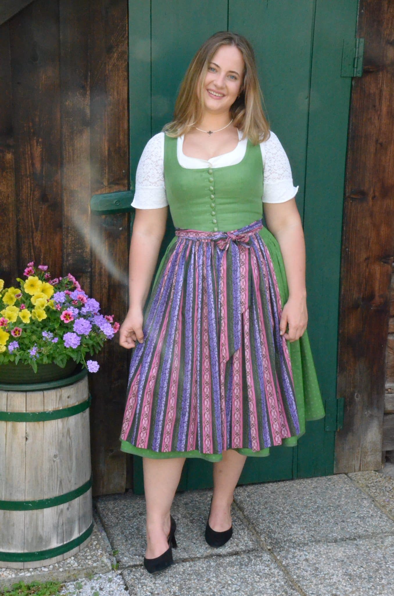 Dirndl Schürze Für Damen - Traditionelle Bayern Trachtenschürze Für Oktoberfest & Feste